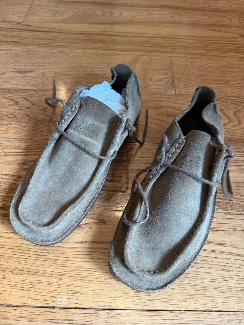 J. Crew Men's Taupe Suede Chukka Boots